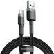 USB кабель Baseus CATKLF-CG1 Type-C 3A/2m gray-black