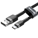 USB кабель Baseus CATKLF-CG1 Type-C 3A/2m gray-black