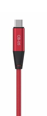 USB кабель Celebrat CB-05 3A/1m Type-C Super Fast red
