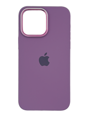 Силіконовий чохол Metal Frame and Buttons для iPhone 14 Pro purple