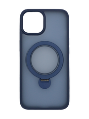 Чехол Ostand with MagSafe для iPhone 13 dark blue