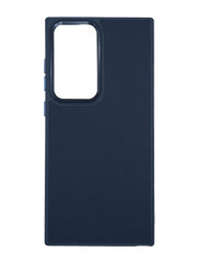 Чохол шкіряний Bonbon Leather Metal Style для Samsung S23 Ultra navy blue