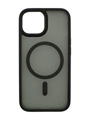 Чохол TPU+PC Metal Buttons with MagSafe для iPhone 14 black