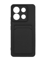 Силиконовый чехол WAVE Colorful Pocket для Xiaomi Redmi Note 13 Pro 5G black Full Camera