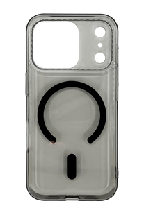 Чохол Fibra Clear with MagSafe для iPhone 17 Pro Max black Full Camera