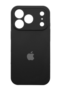 Силіконовий чохол Full Cover для iPhone 17 Pro black Full Camera