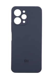 Силіконовий чохол Full Cover для Xiaomi Redmi 12 dark grey (AAA) Full Camera