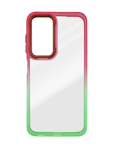 TPU+PC чехол Fresh sip series для Xiaomi Redmi Note 11 Pro 4G/5G Note 12 Pro 4G green/pink
