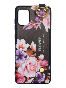 Силіконовий чохол Flower Rope для Samsung A31 black