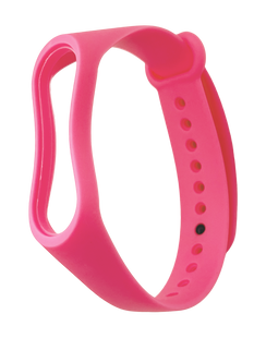 Ремінець Silicone Xiaomi MI Band 3/4 hot pink