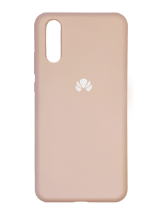 Силиконовый чехол Silicone Cover для Huawei P20 pink sand Full Protective