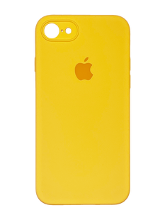 Силіконовий чохол Full Cover для iPhone 7/8/SE 2020 yellow Full Camera