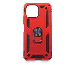 Чохол Serge Ring for Magne для Xiaomi Mi 11 Lite/Mi 11 Lite 5G red протиударний з магнітним тримачем