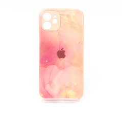Чохол Marble Clouds для iPhone 12 pink (TPU)