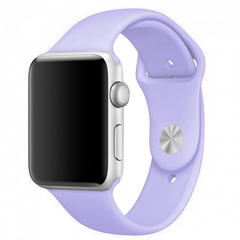 Силіконовий ремінець для Apple Watch Sport Band 42/44mm (S/M & M/L) 3pcs lilac
