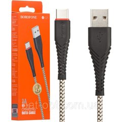 USB кабель Borofone BX25 Powerful Type-C 3A/1m black