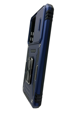 Чехол Camshield Army Ring для Samsung A35/A55 navy противоударный шторка/защита камеры