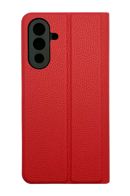 Чохол книжка FIBRA (рельєф) для Samsung A17 red Full Camera