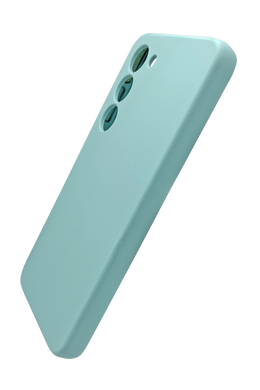 Силіконовий чохол Fibra для Samsung S23 mint Full Camera