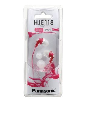Наушники Panasonic RP-HJE118 розовые
