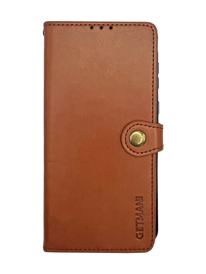 Чехол-книжка кожа для Samsung A35 5G brown Getman Gallant PU