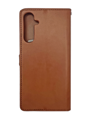 Чехол-книжка кожа для Samsung A35 5G brown Getman Gallant PU