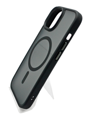 Чохол TPU+PC Metal Buttons with MagSafe для iPhone 14 black