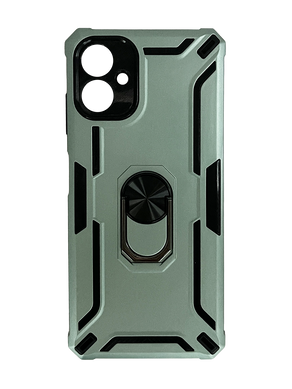 Чехол WAVE Power Magnetic для Samsung A06 dark green противоударный