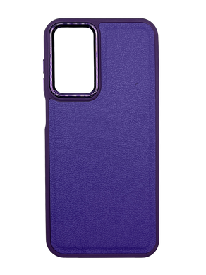 Силиконовый чехол Leather Case Classic для Samsung A15 violet