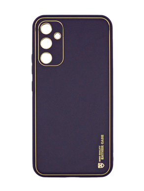 Чохол шкіра Xshield для Samsung A34 5G dark purple