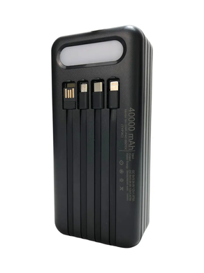 Power Bank ENERX Fast Charging 22.5W 40000 mAh black