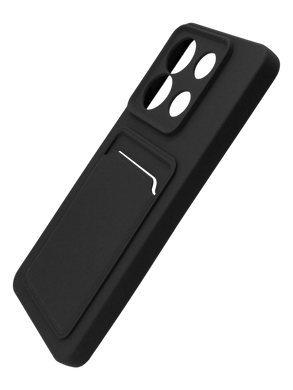 Силиконовый чехол WAVE Colorful Pocket для Xiaomi Redmi Note 13 Pro 5G black Full Camera