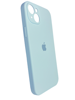 Силиконовый чехол Full Cover для iPhone 13 sky blue(sweet blue) Full Camera
