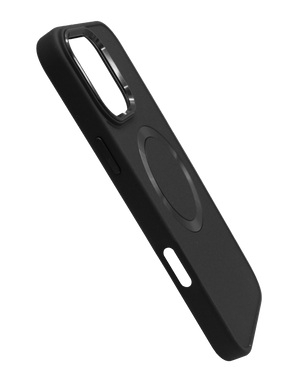 TPU чехол Bonbon Metal Style with MagSafe для iPhone 16 Pro black