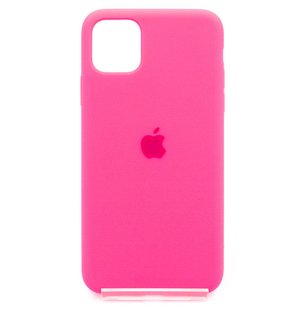 Силіконовий чохол Full Cover для iPhone 11 Pro Max fluoriscence pink