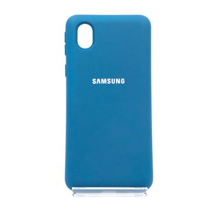 Силіконовий чохол Full Cover для Samsung A01 Core cosmos blue