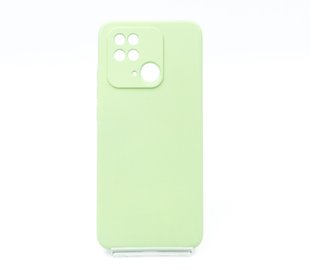 Силіконовий чохол Full Cover для Xiaomi Redmi 10C green Full Camera без logo