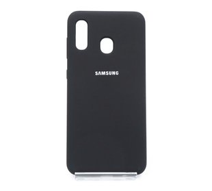 Силіконовий чохол Full Cover для Samsung A20/A30 black