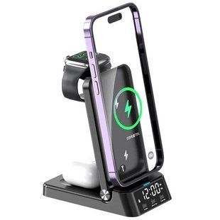 Беспроводное ЗУ+ часы A60 4in1 25W black