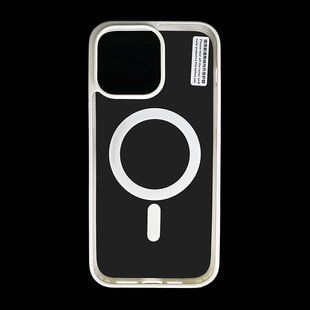Чохол Color+MagSafe для iPhone 14 Pro Max clear/white