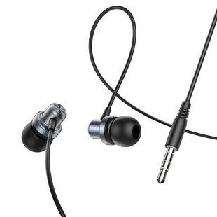 Наушники Borofone BM70 1.2m black silver