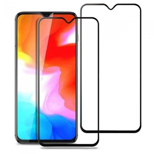 Защитное 2.5D стекло Glass Люкс для HUAWEI Y5 2019 f/s black