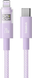 Кабель Baseus Display 2 Fast Charging Type-C to Lightning 20W 1m purple