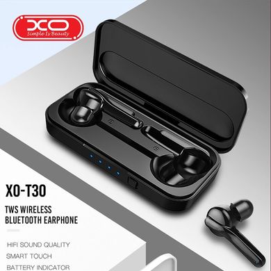 Bluetooth стерео гарнітура XO T30 black