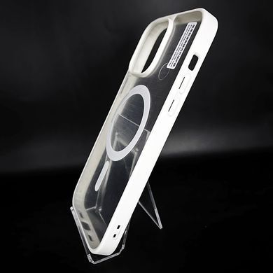 Чохол Color+MagSafe для iPhone 14 Pro Max clear/white