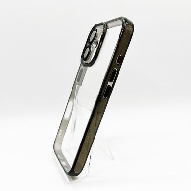 Чохол Fibra Bling Side edge для iPhone 17 clear black Full Camera