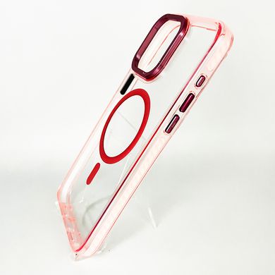 Чохол TPU Fluorescent Strip with MagSafe для iPhone 15 Pro pink