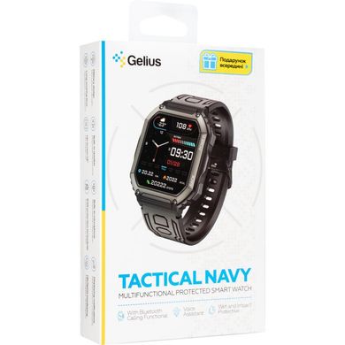 Смарт годинник Gelius Tactical Navy GP-SW007 black