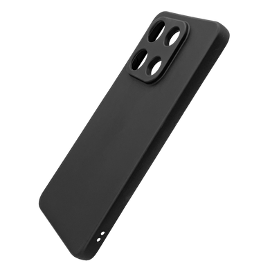 Силіконовий чохол Soft feel для Xiaomi Redmi Note 13 4G black Full Camera Epik