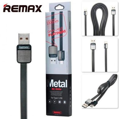 USB кабель Remax Platinum RC-044 type-c 1m black